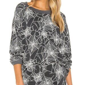 NEW Wildfox Spiderweb Sommers Sweatshirt - Women's Large